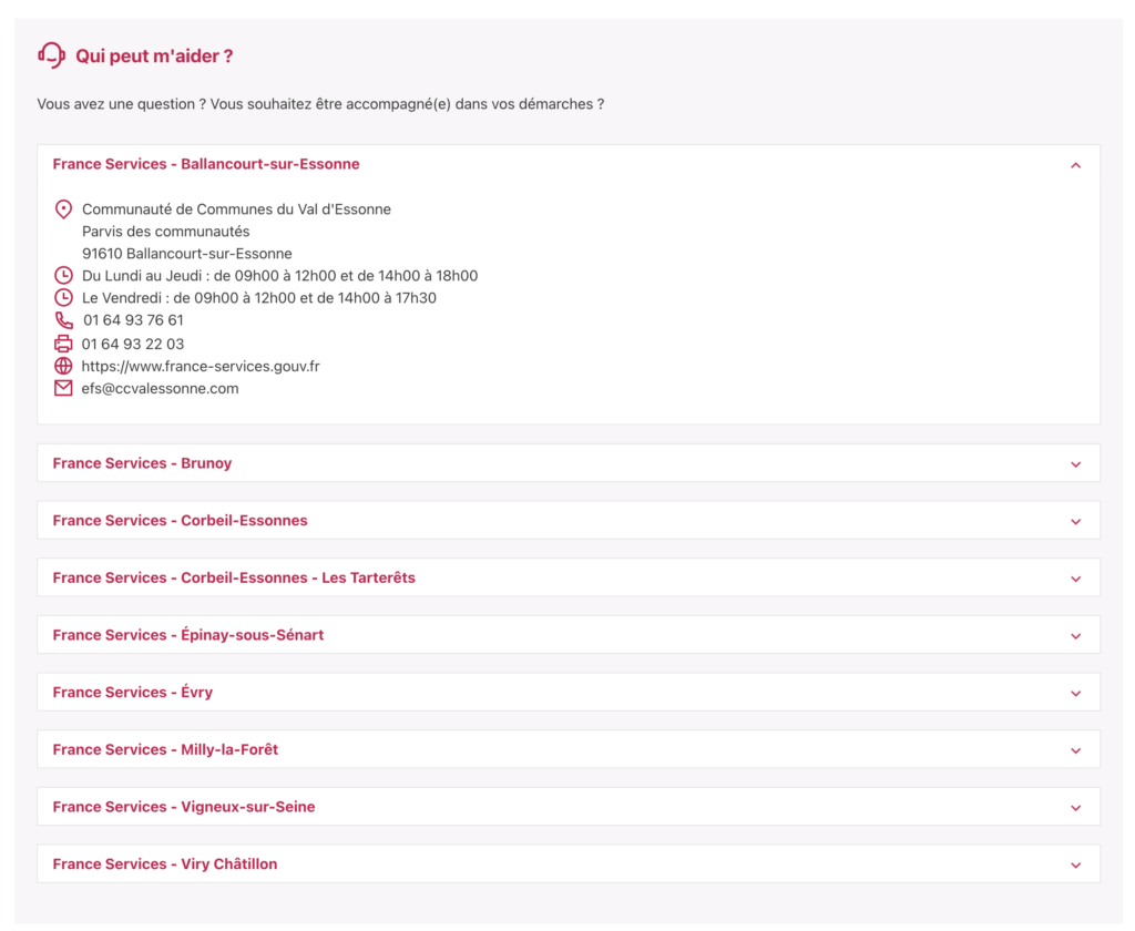 comarquage service-public établissement locaux