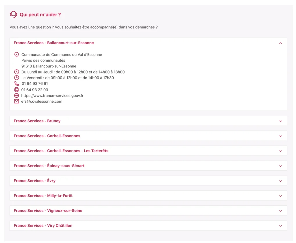 comarquage service-public établissement locaux
